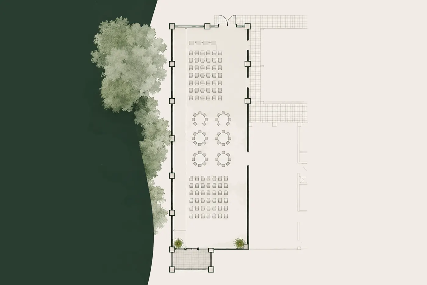 Planta do Salão Pau Brasil